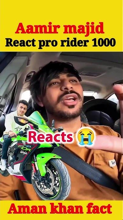 Aamir Majid React On Pro Rider 1000 😭 Pro Rider 1000 De Th Kaise Hua Shorts Viral