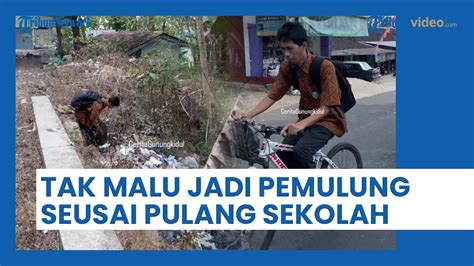 Viral Sosok Soleh Eko Siswa Smk Di Gunungkidul Yang Tak Malu Jadi