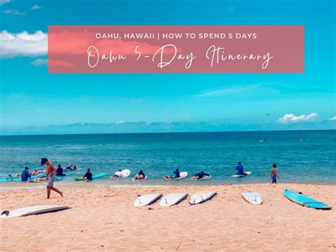 Oahu Itinerary 5 Days