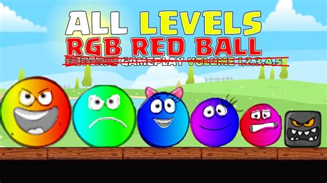 Red Ball 4 Black Box RGB Ball All Bosses Boss Fight Gameplay