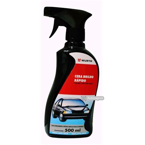 Cera Automotiva Liquida Spray Cera Brilho R Pido W Rth Em Promo O