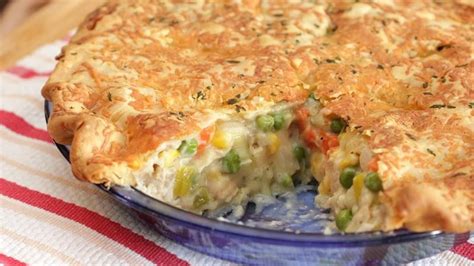 Chicken Pot Pie With Herb And Cheddar Crust Recipe From Betty Crocker