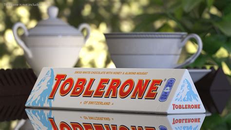 Toblerone White Chocolate Package 3d Model 19 3ds Blend C4d Fbx