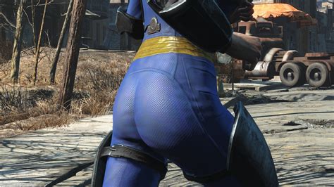 Vault Booty Enhanced Female And Male Vault Suit At Fallout 4 Nexus