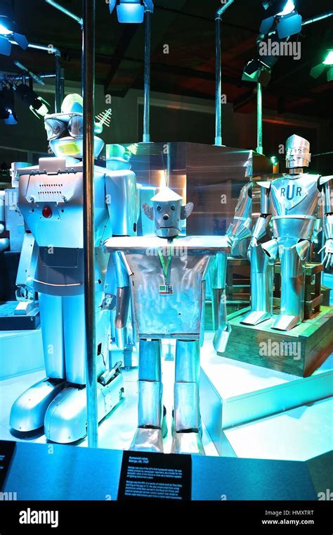 robots at science museum Stock Photo - Alamy