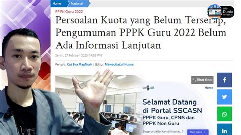 PERSOALAN KUOTA YANG BELUM TERSERAP PENYEBAB HASIL SELEKSI GURU PPPK