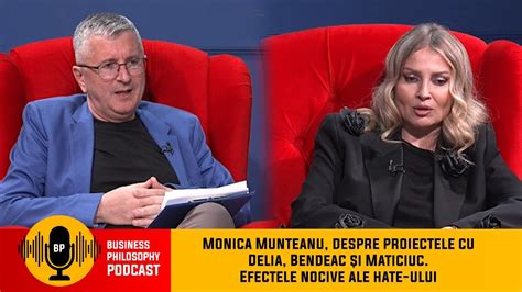 Monica Munteanu Despre Proiectele Cu Delia Bendeac I Maticiuc