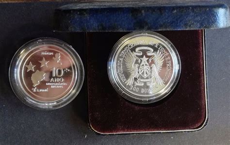 Dobras St Tome Thomas Prince Silver Proof Coin Km A Th