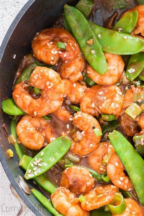 Shrimp And Snow Pea Stir Fry With Savory Sweet Sauce Artofit