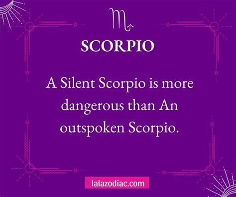 Scorpio Is More Dangerous Than An Osspoken Scorpio