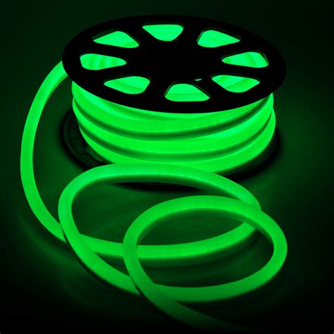 50' LED Neon Rope Light Flex Party Decoration Home Outdoor Multi Color ...