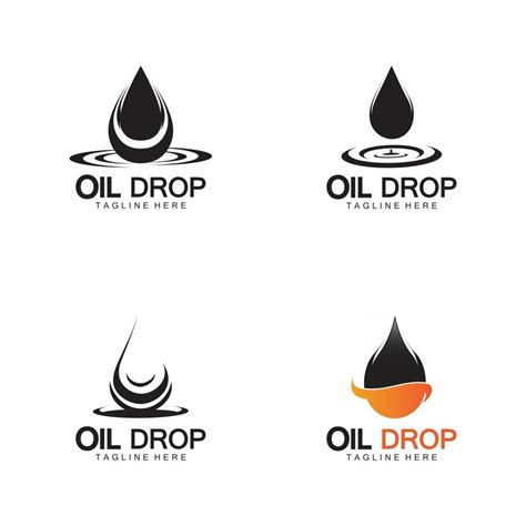 Oil Drop Logo Vector Illustration Design 2496349 Vector Art At Vecteezy