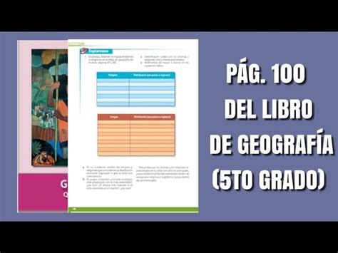 Libro De Geografia Quinto Grado Contestado Geografia Quinto Grado 2017 2018 Ciclo Escolar