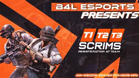 Bgmi T Scrims By B L Esports Day Week June Bhole Gaming Yt