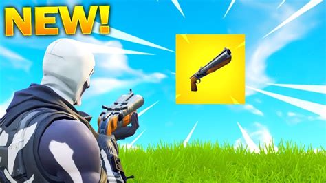 New Double Barrel Shotgun Gameplay Fortnite New Shotgun Weapon