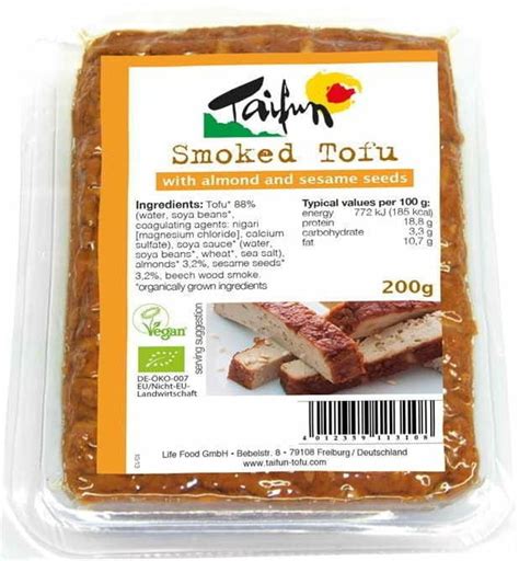 Taifun Räuchertofu Mandel Sesam 200g Kaufland de