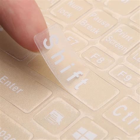 English Keyboard Stickers Big Letter Full Set 120 Pcs Universal Pc Computer Laptop Desktop