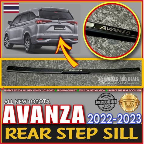 TOYOTA AVANZA 2022-2023 REAR STEP SILL (new avanza accessories) | Shopee Philippines