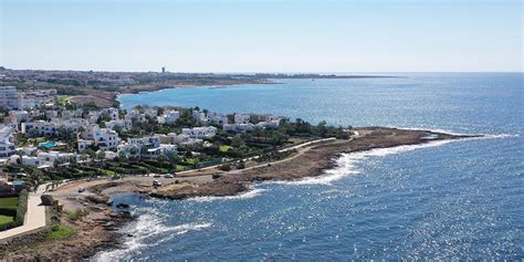 The Chloraka Coastline From Above