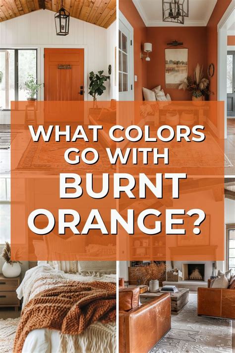 Colors That Go With Burnt Orange In Burnt Orange Living Room