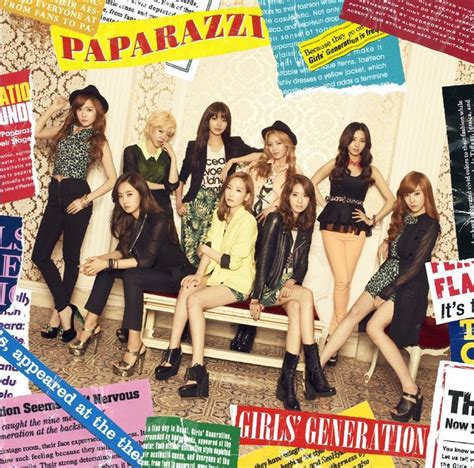 Asian Pop Lyrics Girls Generation 少女時代 Paparazzi Japanese