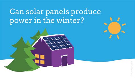 Do Solar Panels Work During Winter EnergySage