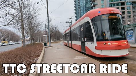 Ttc Streetcar Ride From Bastion St To Bathurst Station Youtube