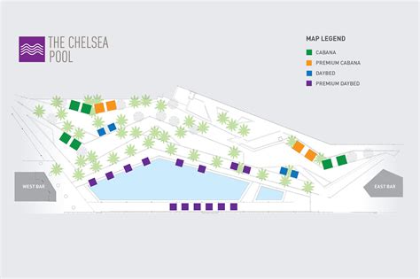 Boulevard Pool At The Cosmopolitan Of Las Vegas Seating Chart A Visual Reference Of Charts