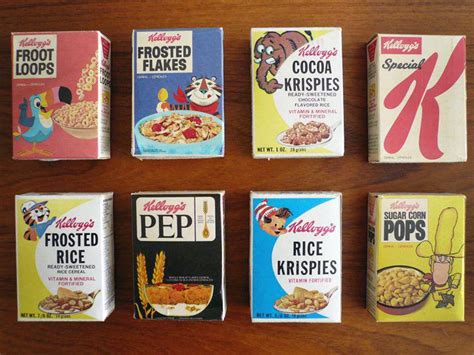 Mini Cereal Boxes Rnostalgia