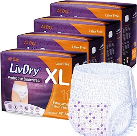 Livdry Xl Adult Diapers For Women Ultimate Absorbency