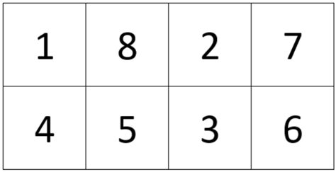 Mathematics Folding A Piece Of Paper With Numbers In Sequence