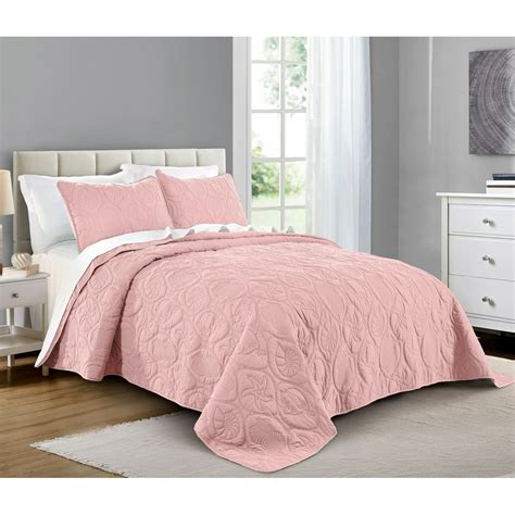 Quilt Set Kingcal Kingcalifornia King Size Pink Oversized Bedspread