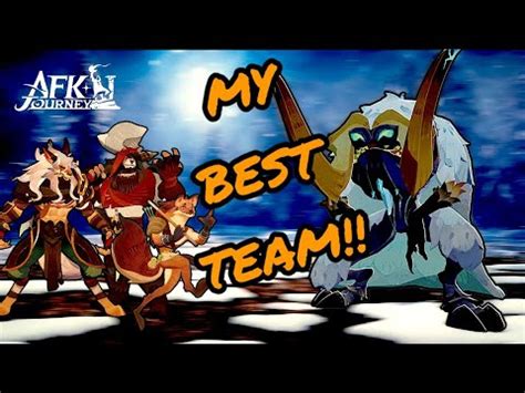 AFKJourney: BEST TEAM for Early SNOWSTOMPER in Song of Strife!!! - YouTube