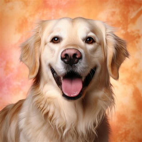 Premium Ai Image Friendly Golden Retriever With Warm Smile