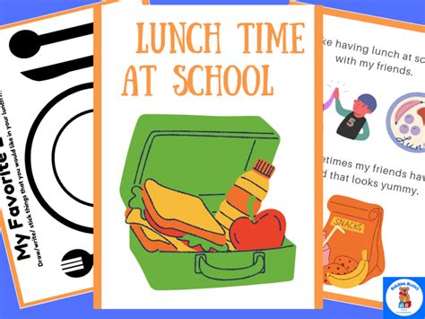 Lunch Time At School Social Story Autism Lunch Early