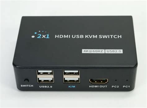 Переключатель AVE HDSW KVM 2S (2PC, HDMI 4K 60Hz, USB 2.0, remote ...