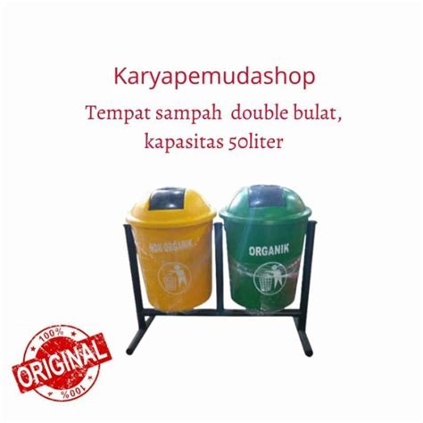 Promo Promo Tempat Sampah Double Bulat Kapasitas Liter L