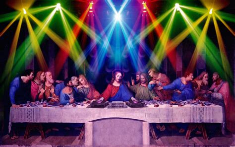 Jesus Christ Returns For Dj Set Where He Mixes Water Into Wine