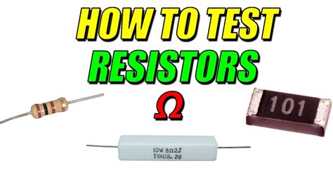 Part 3 How To Test Resistors With A Multimeter YouTube