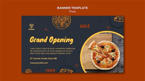 Modelo De Banner Para Pizzaria Psd Grátis