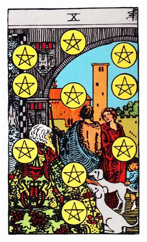 10 Of Pentacles Tarot Card Meanings