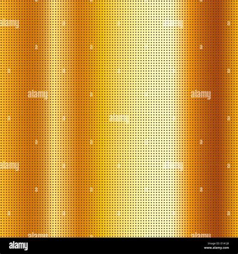 Perforated Scratched Mettalic Gold Sheet Stock Vector Image Art Alamy