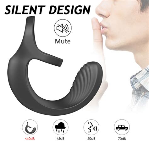Modes Vibrating Penis Massager Ring Dildo Sex Toys For Men Scrotum