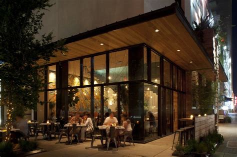 Modern Wood Restaurant Exterior Design