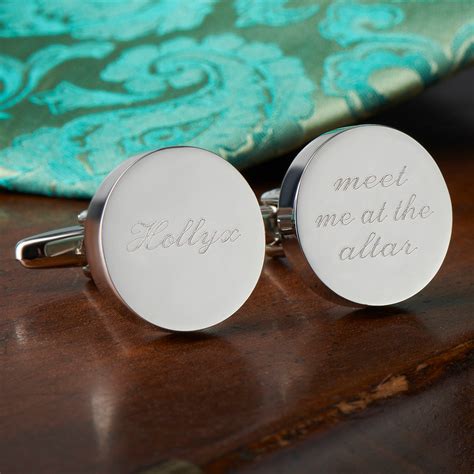 Personalised Name Wedding Cufflinks The Cufflink Store