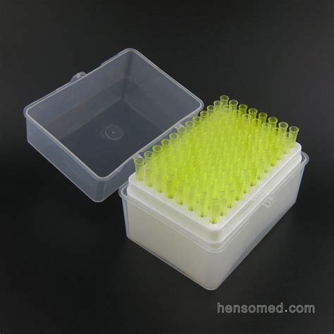 Yellow Pipette Tip 200ul Fit For Eppendorf Pipette Henso Medical