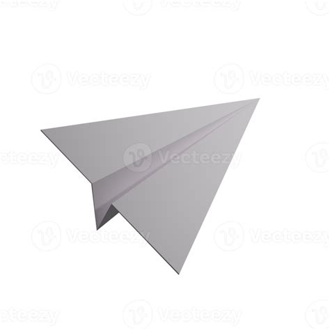 Paper Plane 3d Render 17785286 Png