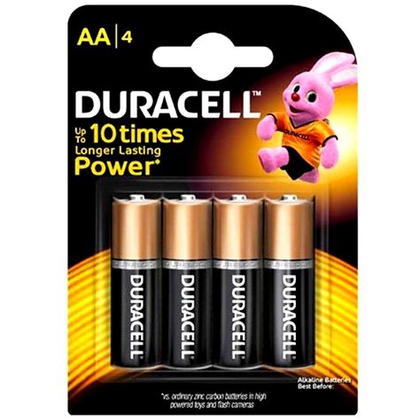 Duracell AA Batteries 4 Count Price Uses Side Effects Composition