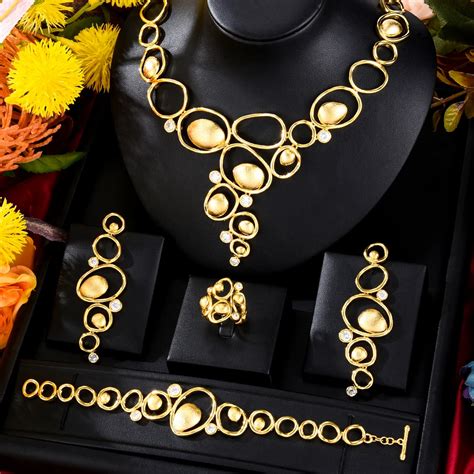 GODKI Famous Brand Bling Sequins Necklace Luxury Africa Dubai Jewelry