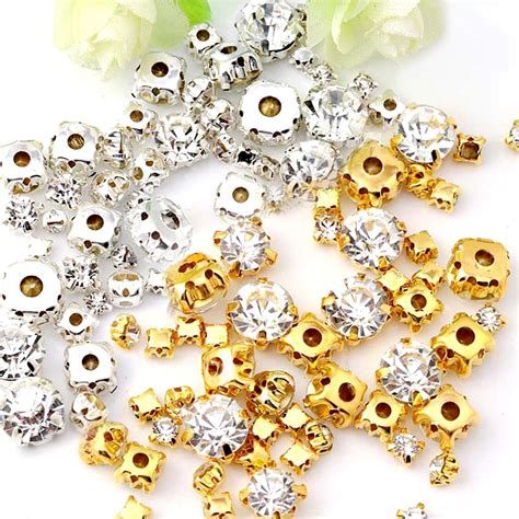 288 Pcs Crystal Glass Rose Montees Rhinestone 3mm Ss12 Sew On Bead